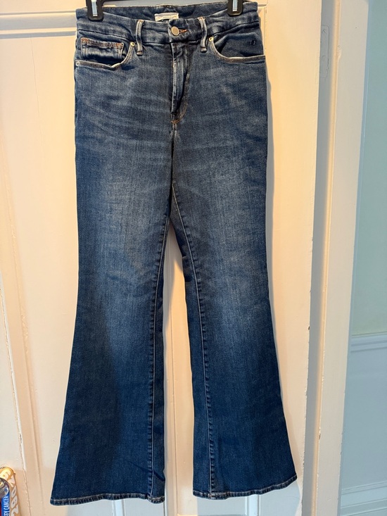 Good American Denim - Good American Dark Blue Flare Jeans